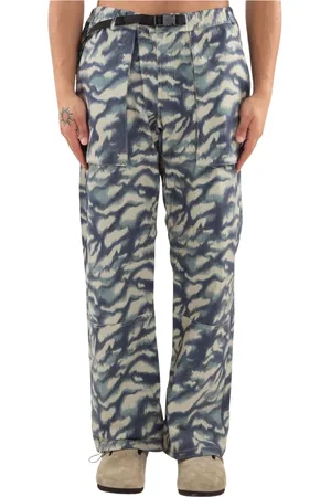 Garment Workshop Homme, Pantalons, Multicolore, Taille: S Pantalon Utilitaire Camo avec Ceinture