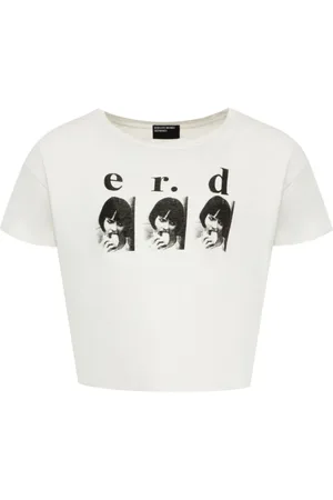 ENFANTS RICHES DEPRIMES Homme, Tops, Blanc, Taille: L T-shirt Graphique Blanc Ivoire