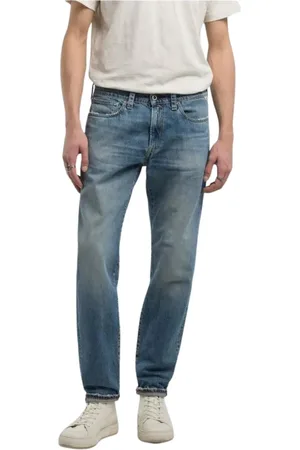 Replay Homme, Jeans, Bleu, Taille: W31 Jeans en denim authentique brodé