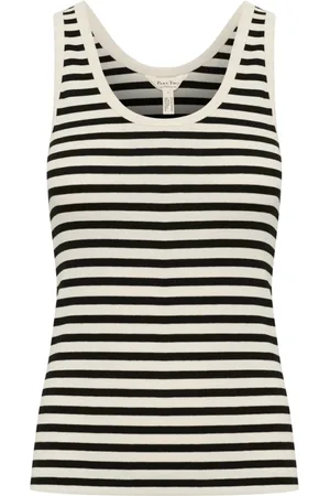 Part Two Femme, Tops, Noir, Taille: 44 FR Haut Rayé Noir Roselynpw Chemisier