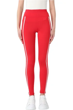 Pinko Femme, Pantalons, Rouge, Taille: 36 FR Leggings Lunatica pour des tenues élégantes
