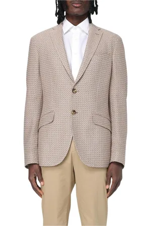 Etro Homme, Vestes, Brun, Taille: L Élégant Blazer à Motifs