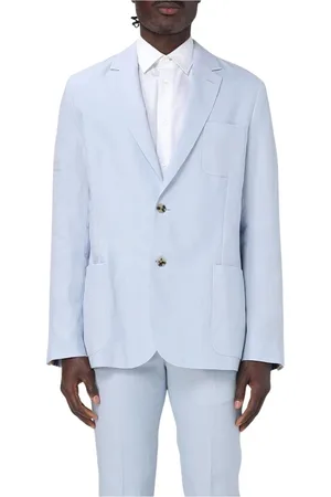 Paul Smith Homme, Vestes, Bleu, Taille: 2XL Blazer en Lin Beige