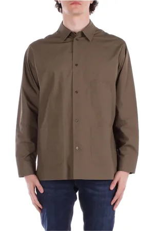 John Richmond Homme, Chemises, Vert, Taille: L Chemises Style Militaire
