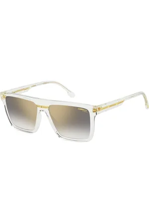 Carrera Homme, Accessoires, Gris, Taille: 58 MM Cristal Gris Lunettes de Soleil avec Miroir Doré