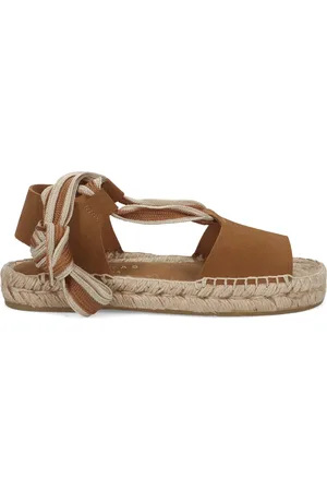 Paloma Barceló Femme, Chaussures, Brun, Taille: 37 EU Sandales en Cuir Marron Aintza Suede