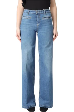 Liu Jo Femme, Jeans, Bleu, Taille: W27 Élégant Jean Taille Haute Jambes Larges