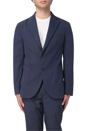 BROOKSFIELD Homme, Costumes, Bleu, Taille: 3XL Beige Notch Lapel Blazer