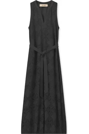 Mos Mosh Femme, Robes, Gris, Taille: 40 FR Élégante Robe en Dentelle Noire