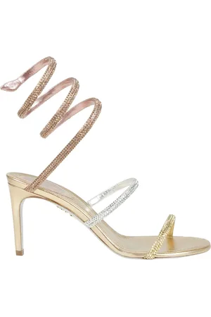 RENE CAOVILLA Femme, Chaussures, , Taille: 36 EU Sandales à Talons avec Bride Élastique