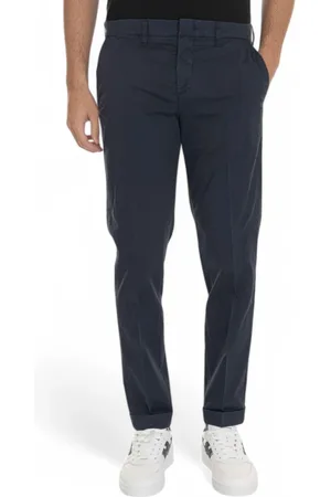 FAY Homme, Pantalons, Bleu, Taille: W40 Pantalon élégant pour hommes