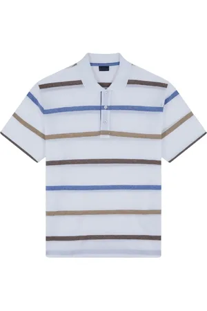 Paul & Shark Homme, Tops, Multicolore, Taille: S Polo rayé en coton
