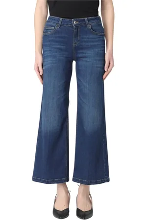 Liu Jo Femme, Jeans, Bleu, Taille: W27 Jean Taille Haute et Large