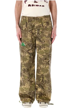 Brain Dead Homme, Pantalons, Multicolore, Taille: M Pantalon Utilitaire Cheville Camo