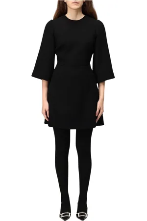 Dolce & Gabbana Femme, Robes, Noir, Taille: 38 FR Robe Élégante Noire A-Line