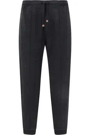 Brunello Cucinelli Homme, Pantalons, Noir, Taille: M Elegant Jogger Pantalons de survêtement