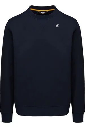 K-Way Homme, Sweatshirts et sweats à capuche, Bleu, Taille: L Pull Col Rond Bleu