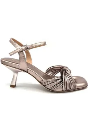 Ash Femme, Chaussures, , Taille: 38 EU Sandale en Cuir Champagne avec Semelle Intérieure Rembourrée