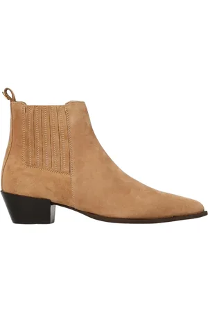 Twin-Set Femme, Chaussures, Brun, Taille: 40 EU Bottines en Cuir de Chameau
