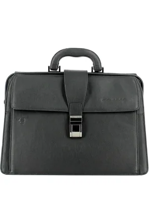 Piquadro Homme, Sacs, Noir, Taille: ONE Size Sac Chic Style Médical pour Ordinateur Portable