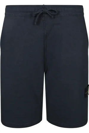 Stone Island Homme, Shorts, Bleu, Taille: S Shorts Bermuda en Coton Tricoté