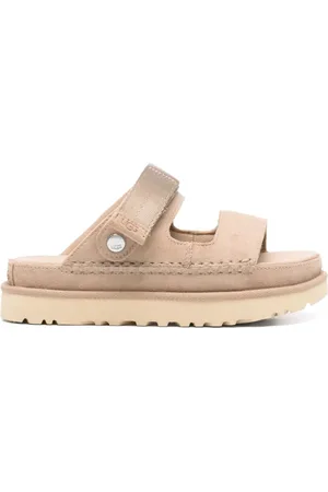 UGG Femme, Chaussures, , Taille: 40 EU Goldenstar Glide Sandales en Sable Marron