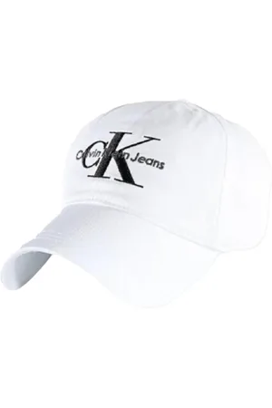 Calvin Klein Homme, Accessoires, Blanc, Taille: ONE Size Casquette logo brodé - Blanc