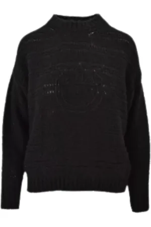 Pinko Femme, Pulls, Noir, Taille: 36 FR Pull Love Birds Noir