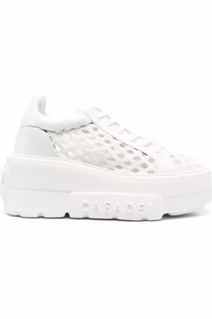 Casadei Femme, Chaussures, Blanc, Taille: 36 EU Baskets à plateforme pour femmes