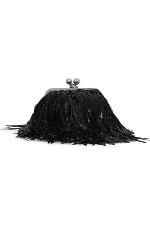 Max Mara Femme, Sacs, Noir, Taille: ONE Size Sac à Bandoulière Chic avec Chaîne
