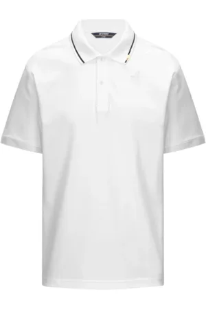 K-Way Homme, Tops, Blanc, Taille: XL Polo à manches courtes blanc