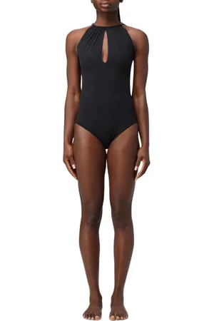 Bottega Veneta Femme, Maillots de bain, Noir, Taille: 38 FR Maillot de Bain Noir avec Découpe