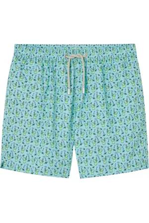 MC2 SAINT BARTH Homme, Maillots de bain, Bleu, Taille: M Maillot de bain vert imprimé pour aventures marines