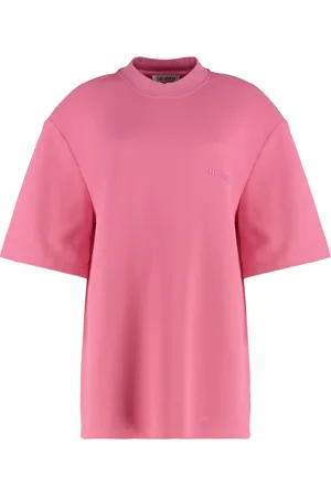 The Attico Femme, Tops, Rose, Taille: 36 FR T-shirt oversize structuré Polyamide