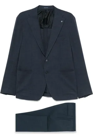 TAGLIATORE Homme, Costumes, Bleu, Taille: XL Costume en laine stretch