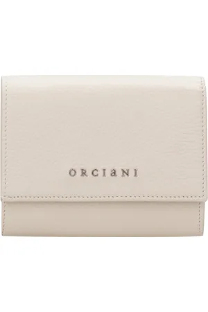 Orciani Femme, Accessoires, , Taille: ONE Size Portefeuille en cuir grainé avec logo