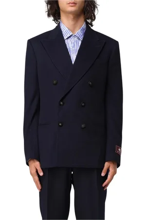 Etro Homme, Costumes, Bleu, Taille: L Veste de Costume Bleue pour Homme