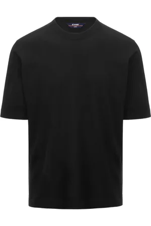 K-Way Homme, Tops, Noir, Taille: M T-shirt Classique en Coton Noir
