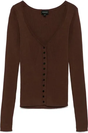 Herskind Femme, Pulls, Brun, Taille: 40 FR Chemisier en tricot pour femmes