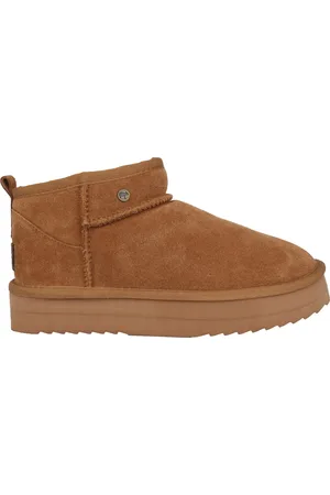 Warmbat Femme, Chaussures, Brun, Taille: 37 EU Bottine en daim doublée 