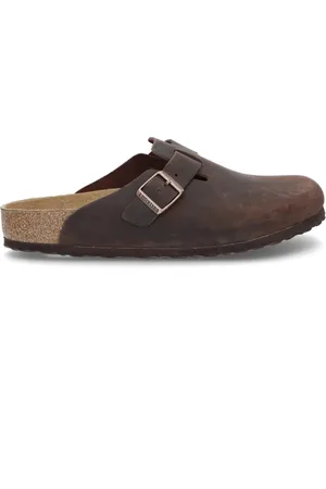 Birkenstock Homme, Chaussures, Brun, Taille: 41 EU Sabots Classiques en Cuir Huilé