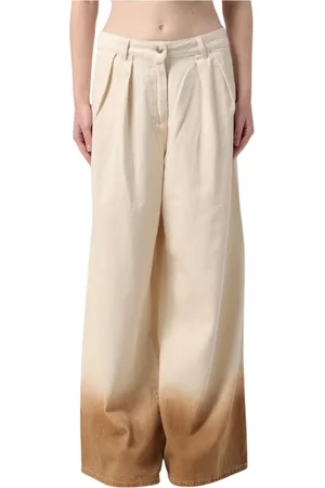 Alanui Femme, Jeans, Jaune, Taille: W28 Ombre Wide Leg Jeans