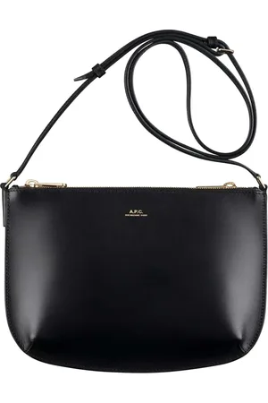 A.P.C. Femme, Sacs, Noir, Taille: ONE Size Sac Bandoulière en Cuir Noir
