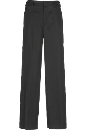 PT Torino Femme, Pantalons, Noir, Taille: 36 FR Pantalon Palazzo Femme Noir Élastique Viscose