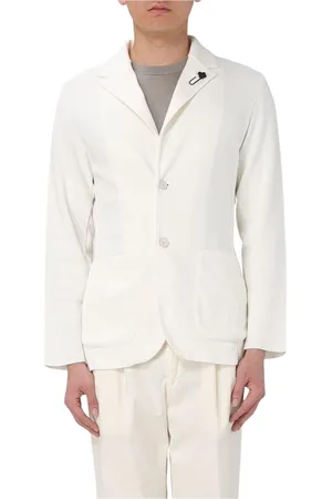 LARDINI Homme, Vestes, Blanc, Taille: S Blazer Style Classique Bleu