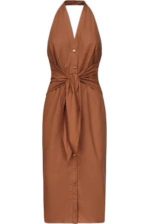 Guess Femme, Robes, , Taille: 38 FR Robe chemise Terra di Siena