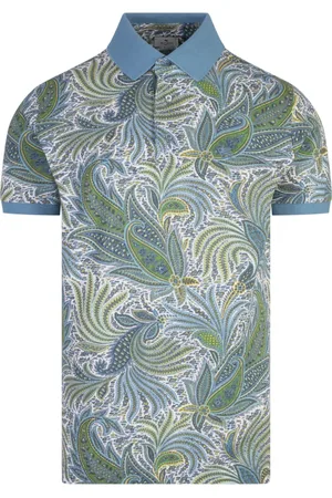 Etro Homme, Tops, Multicolore, Taille: L Paisley Print Polo MultiColour