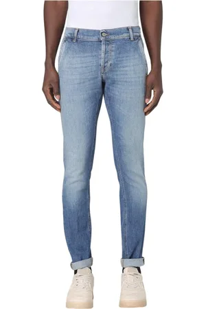 Dondup Homme, Jeans, Bleu, Taille: W34 Jean Slim Fit Moderne