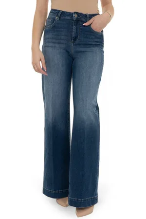 Liu Jo Femme, Jeans, Bleu, Taille: W28 Jean Large en Denim Authentique