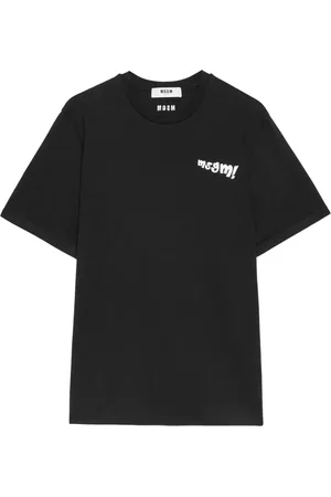 Msgm Homme, Tops, Noir, Taille: M T-shirts et Polos noirs
